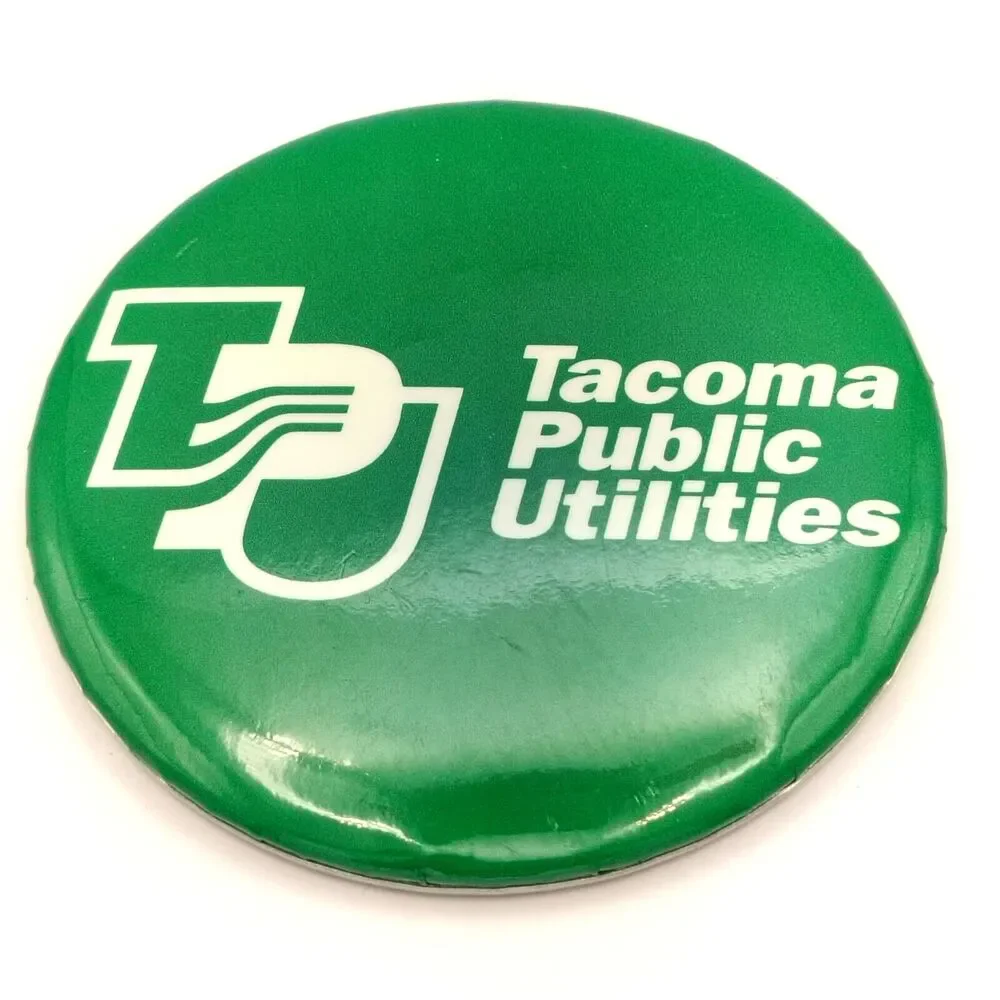 Tacoma Public Utilities Vintage Pin Brooch Washington